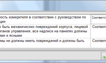 Проверка комплектности прибора Проверка комплектности прибора